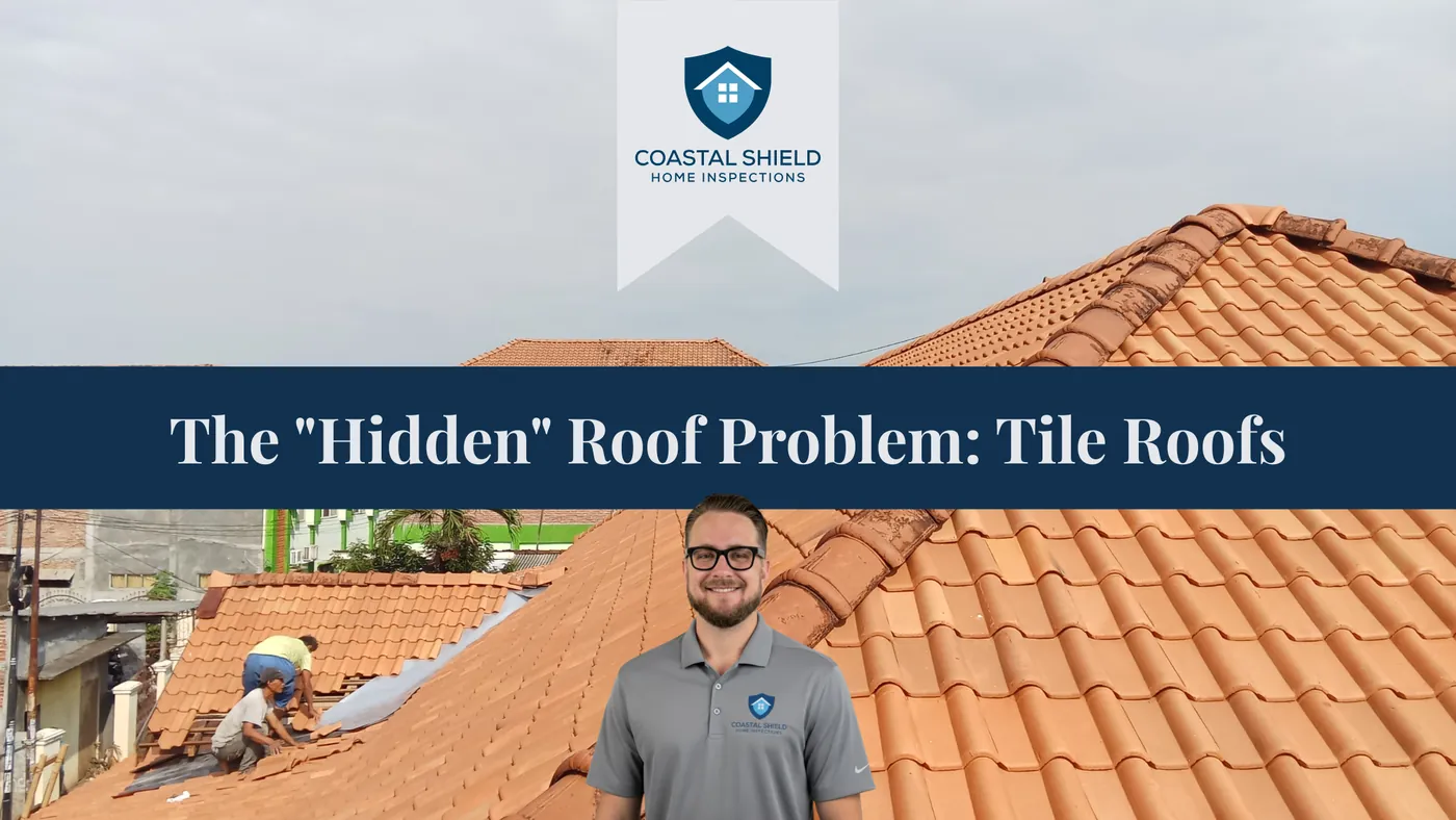 Spanish tile roof in Santa Barbara